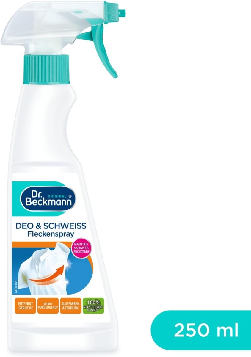 Dr. Beckmann Vlekkenverwijderaar Spray Deo & Zweet 250 ml door Huishoudvoordeel nu bij Huishoudvoordeel