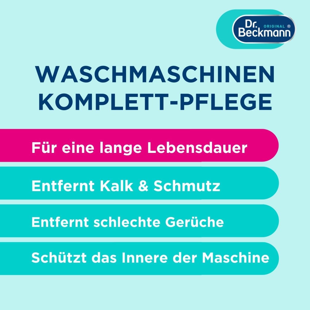 Dr. Beckmann Wasmachine Reiniger Complete Reiniging 250 ml door Huishoudvoordeel nu bij Huishoudvoordeel