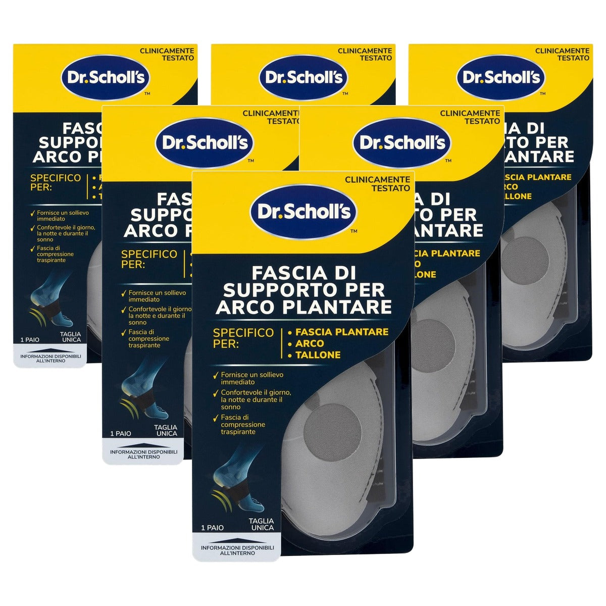 Dr. Scholl's Voetboogondersteuning - 6-pack
