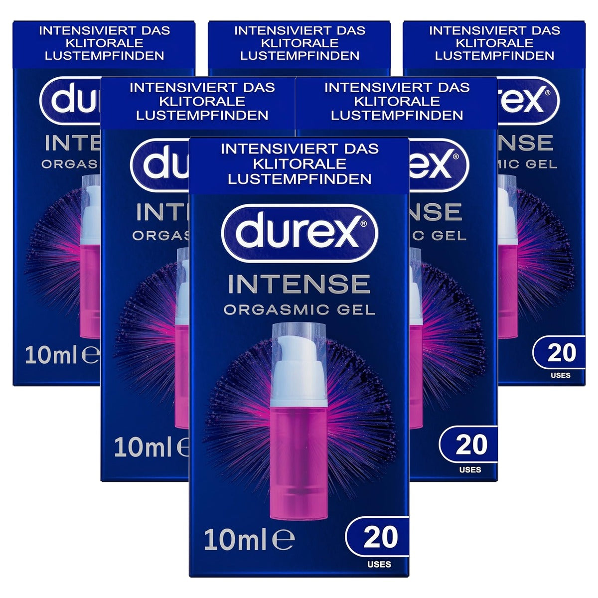 Durex Intense Orgasmic Gel 6 x 10 ml - Voordeelverpakking