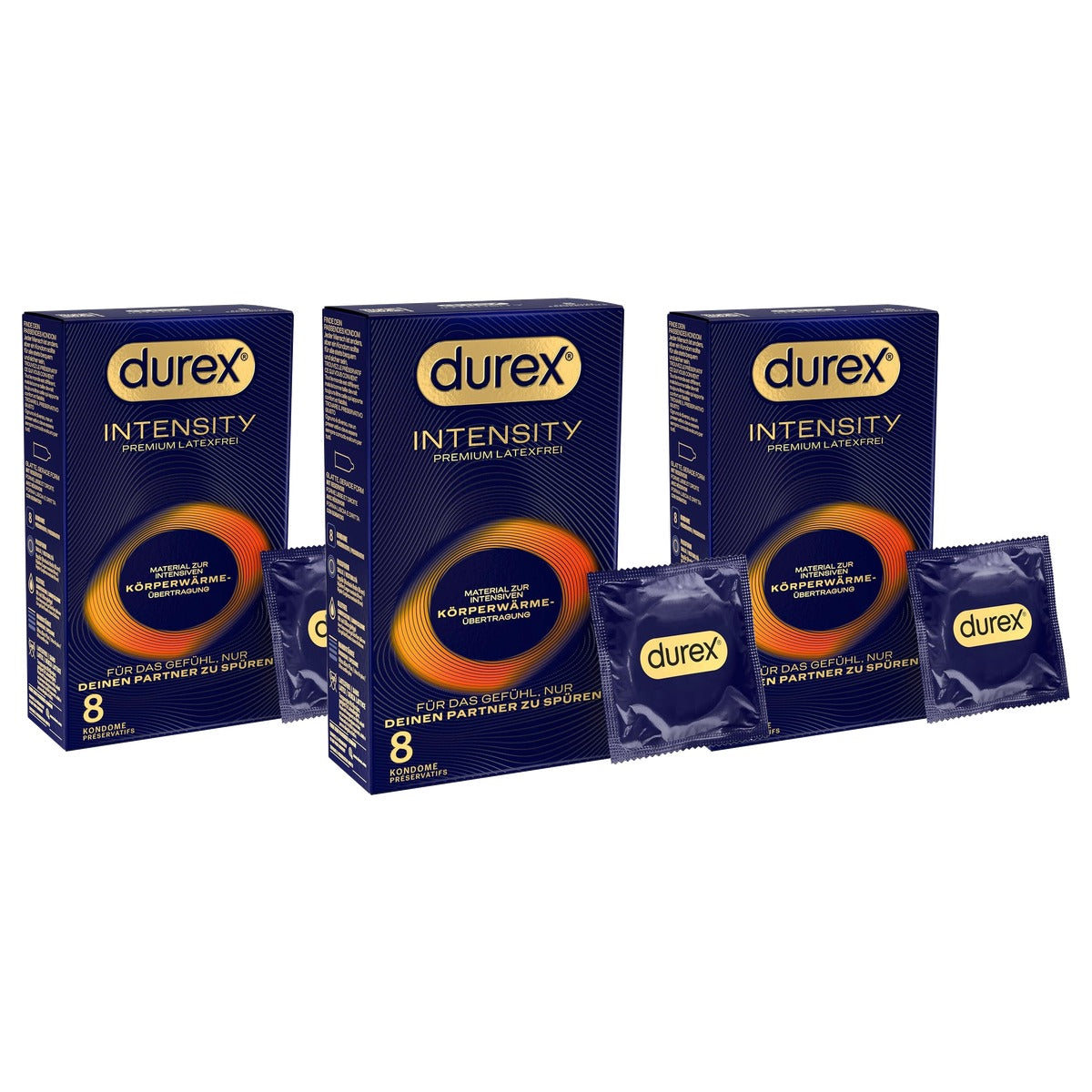 Durex Intensity Condooms ultradun 3 x 8 stuks - Voordeelverpakking