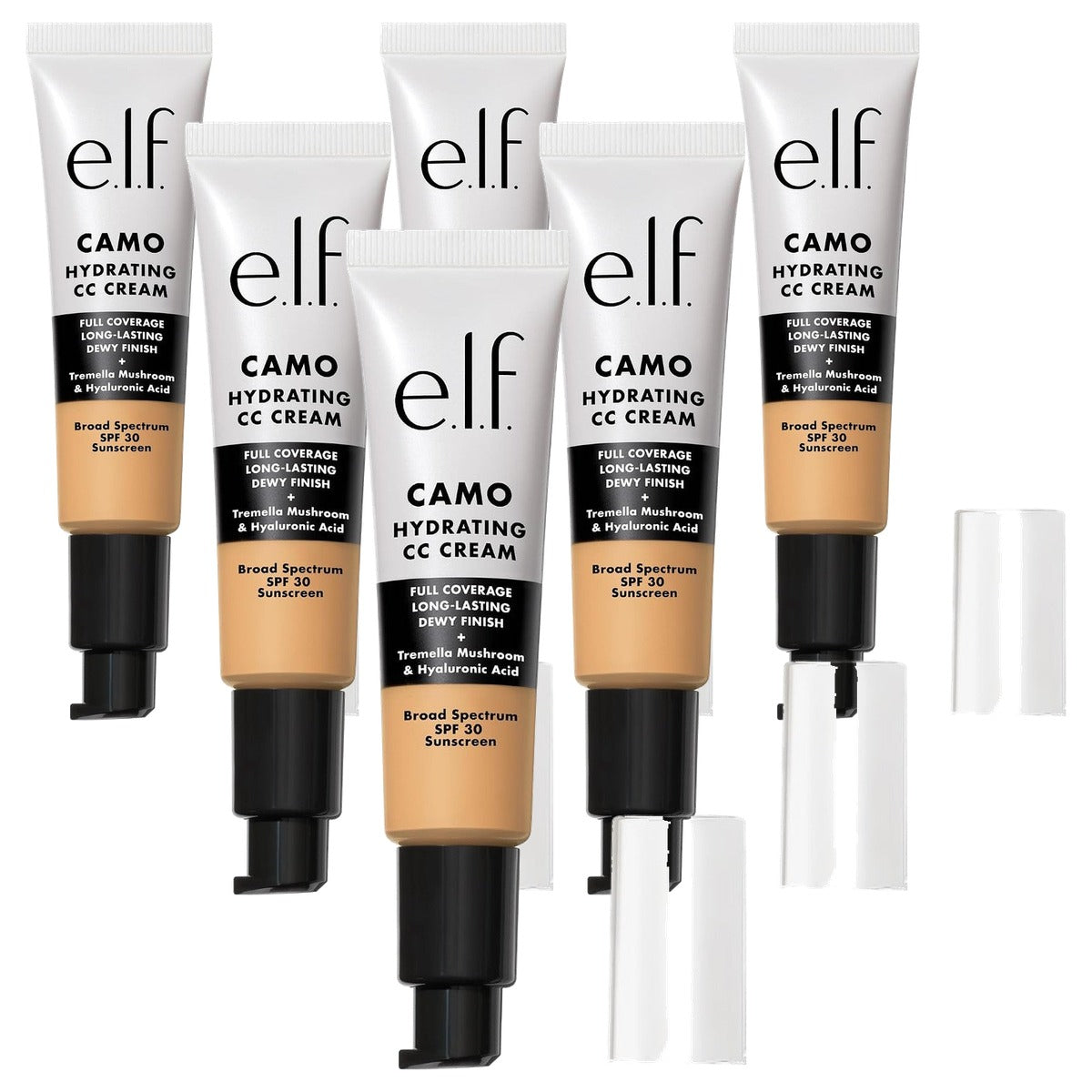 e.l.f. Camo CC Cream SPF 30 Medium 330 W - 6 stuks