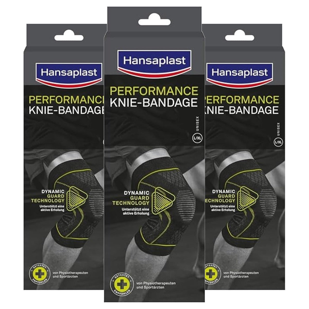 Elastoplast Hansaplast Performance kniebandage L/XL - 3-pack