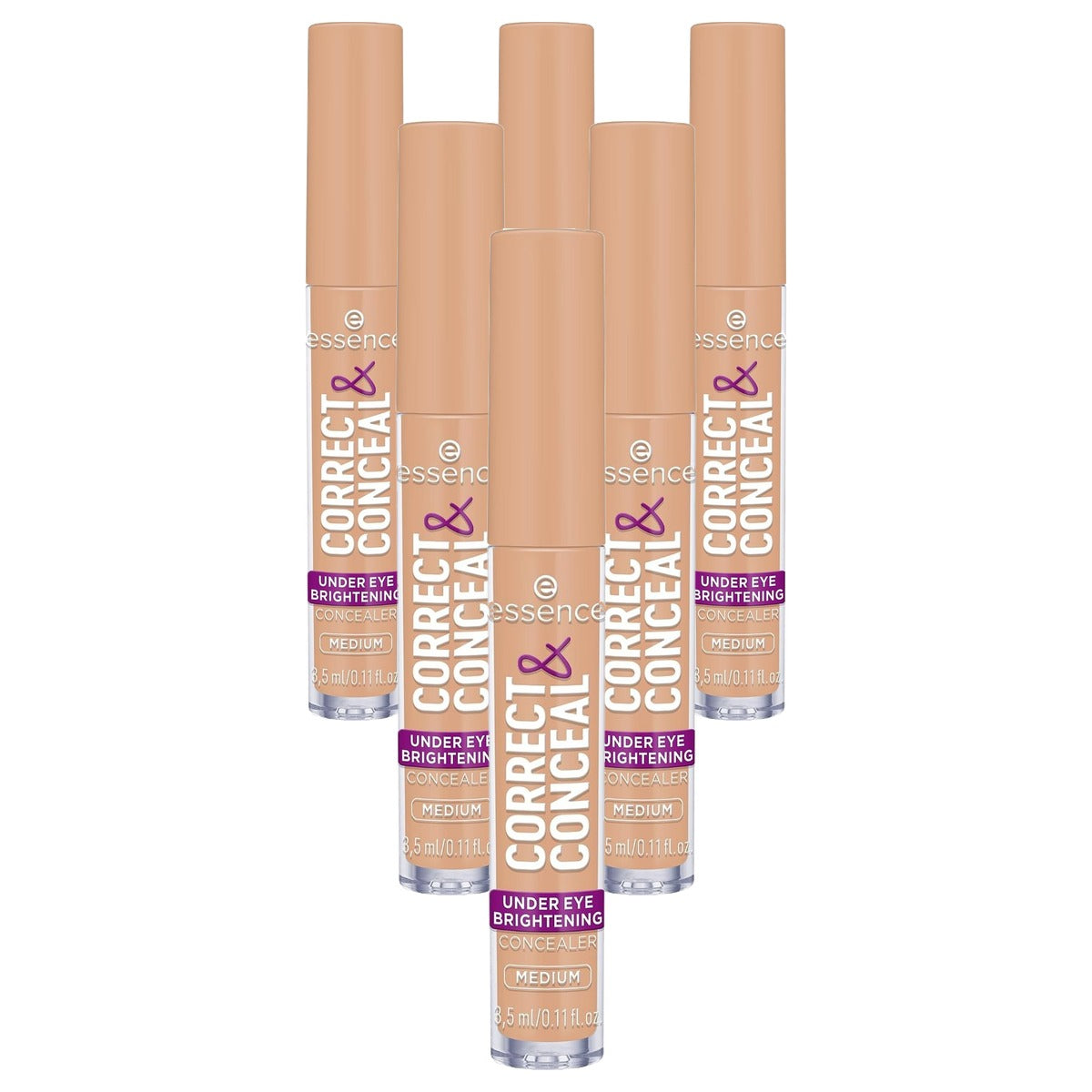 essence Correct & Conceal concealer nr. 20 nude - 6-pack