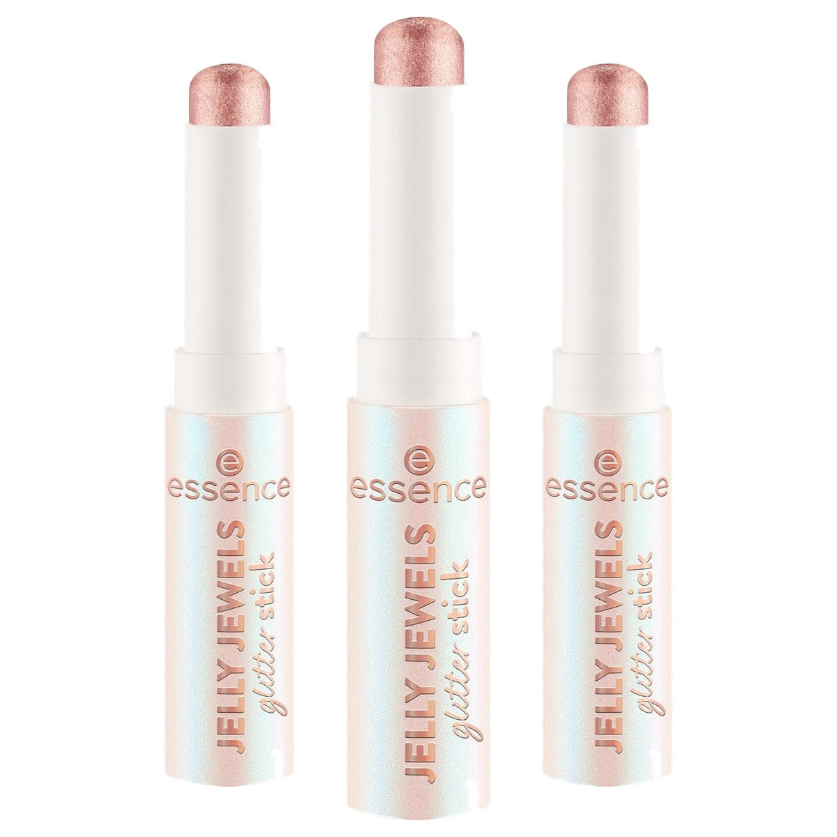 essence Jelly Jewels glitterstick oogschaduw bruin 03 - 3-pack