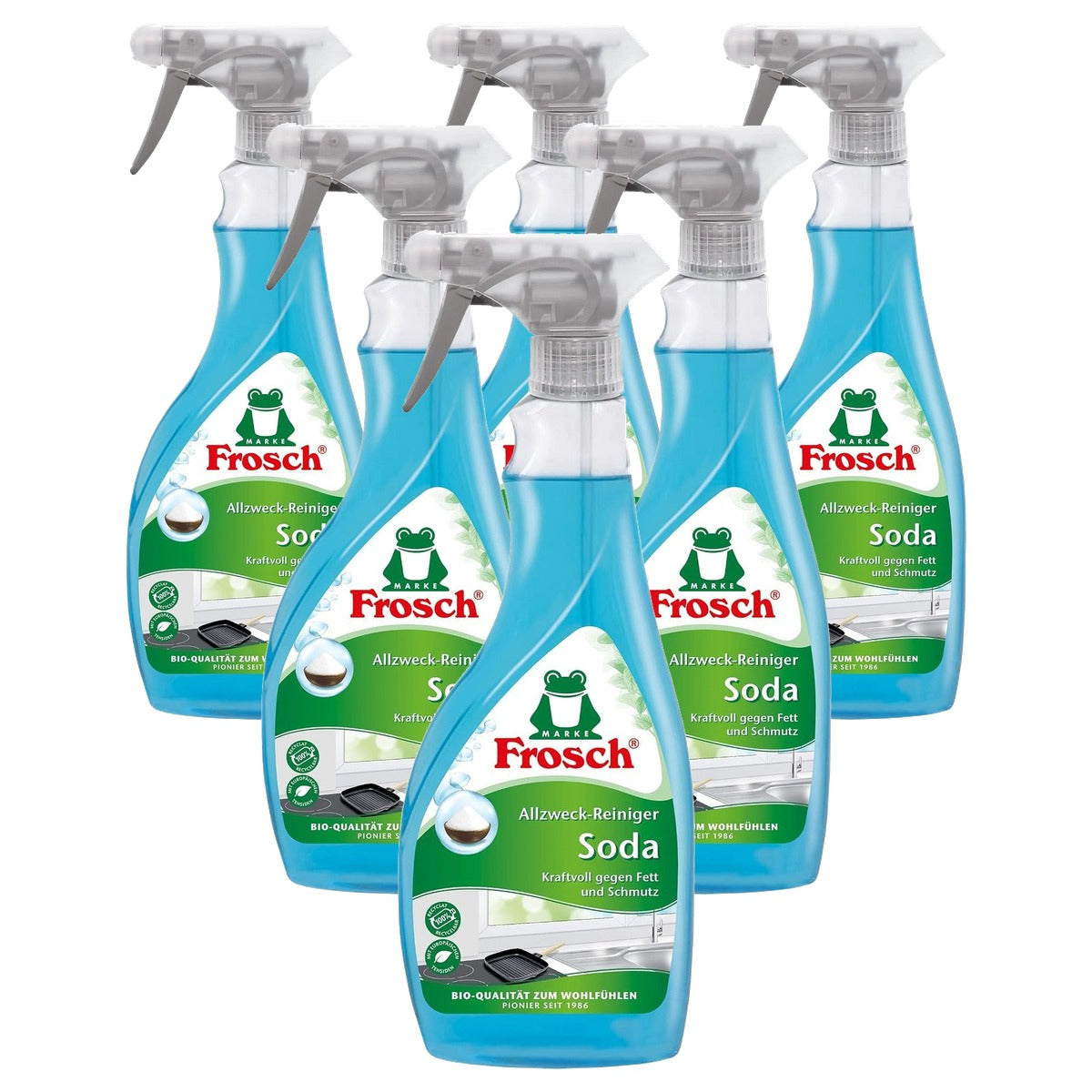 FROSCH Algemene reiniger soda 6 x 0,5 l - Voordeelverpakking