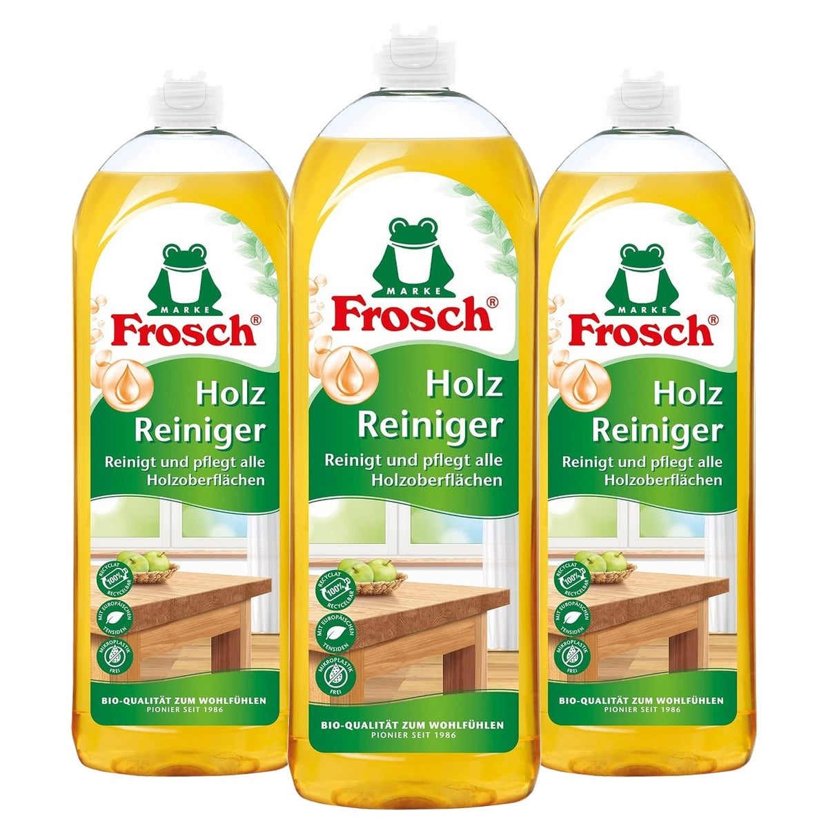 FROSCH Houtreiniger met grenen 3 x 750 ml - Voordeelverpakking