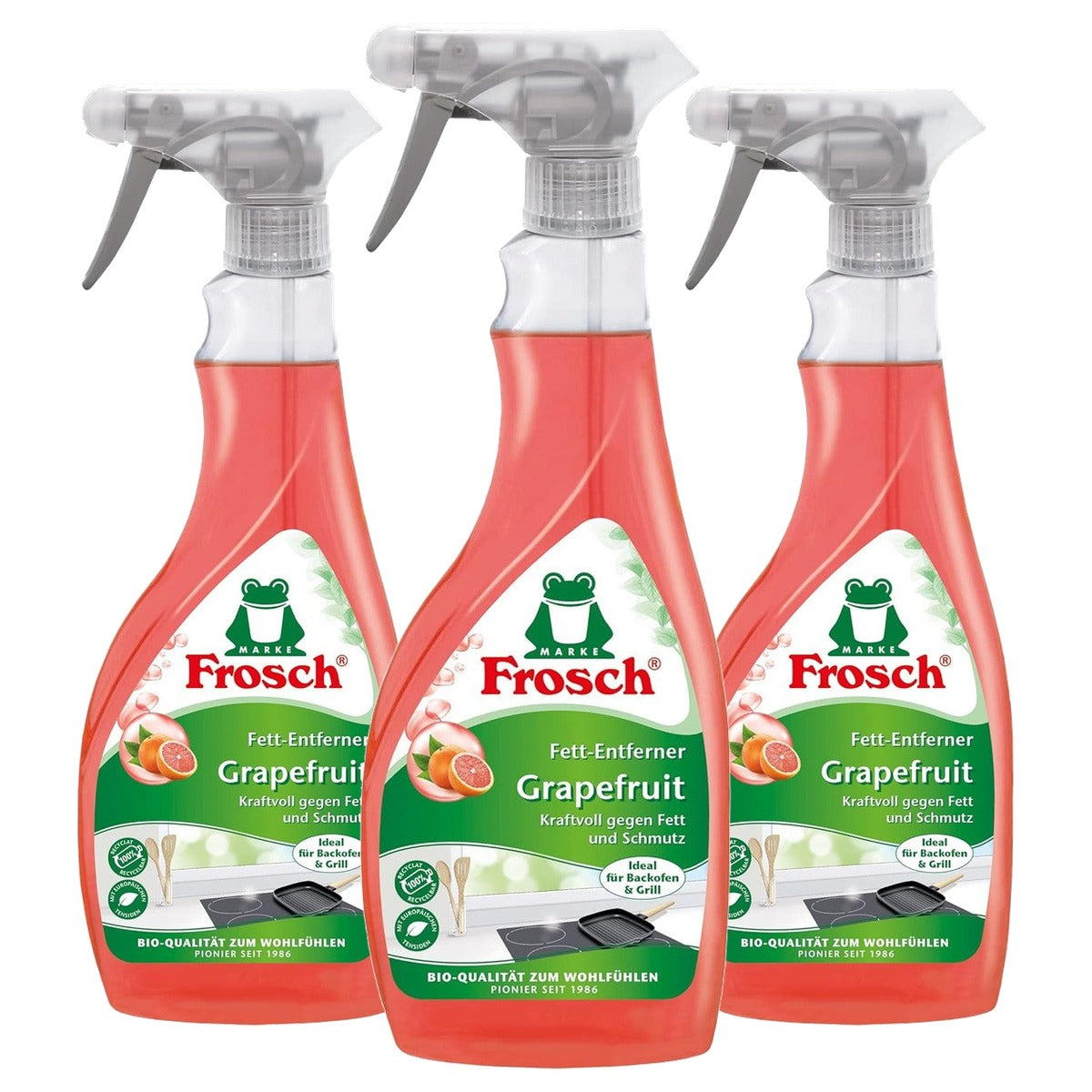 FROSCH Vetverwijderaar Grapefruit 3 x 0,5 l - Voordeelverpakking