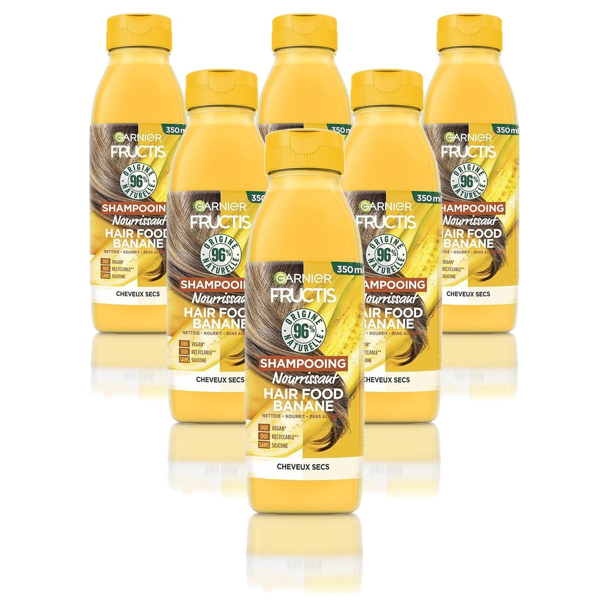 Garnier Fructis Banana Hair Shampoo 350 ml - 6 stuks