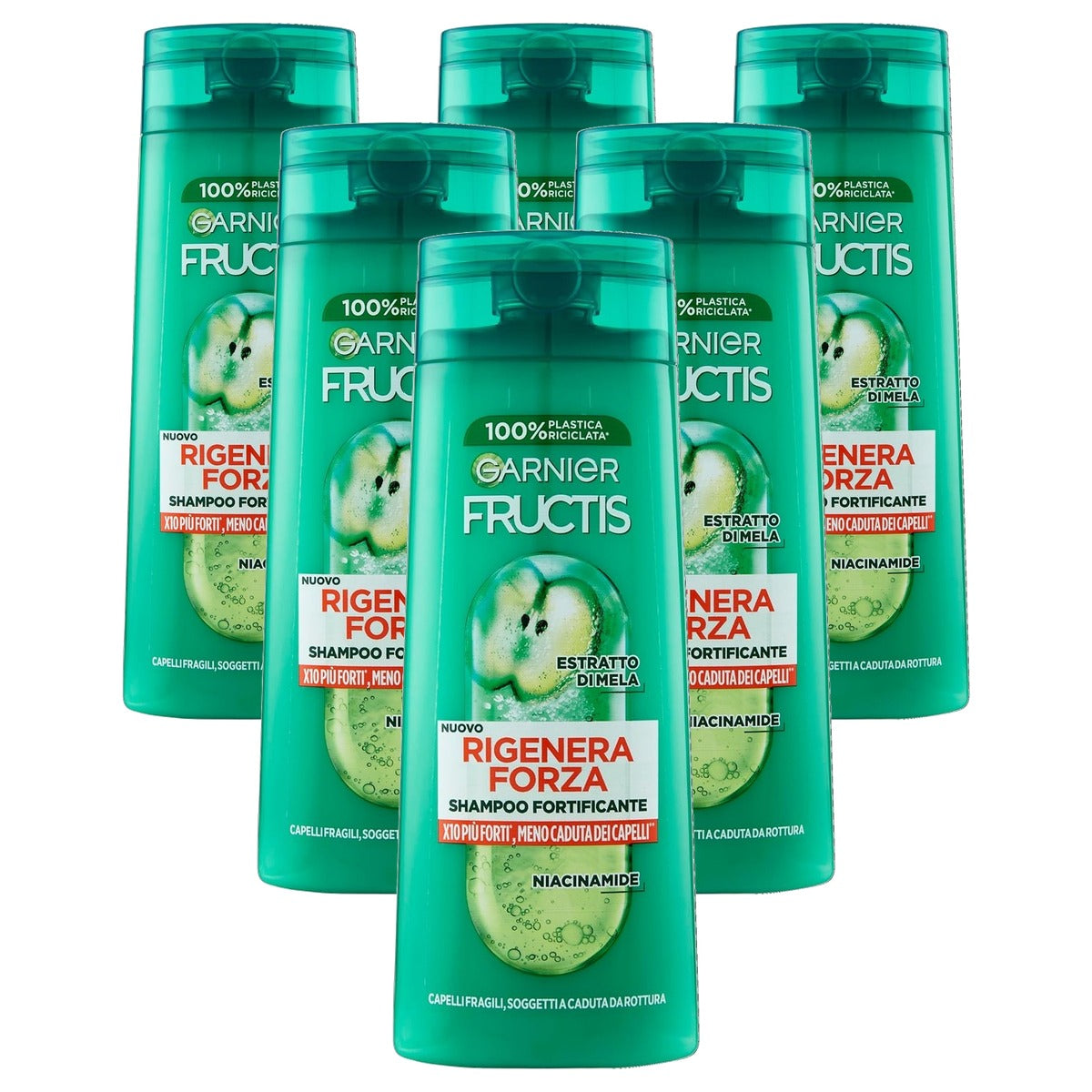 Garnier Fructis Versterkende Shampoo Broos Haar 250 ml - 6 stuks