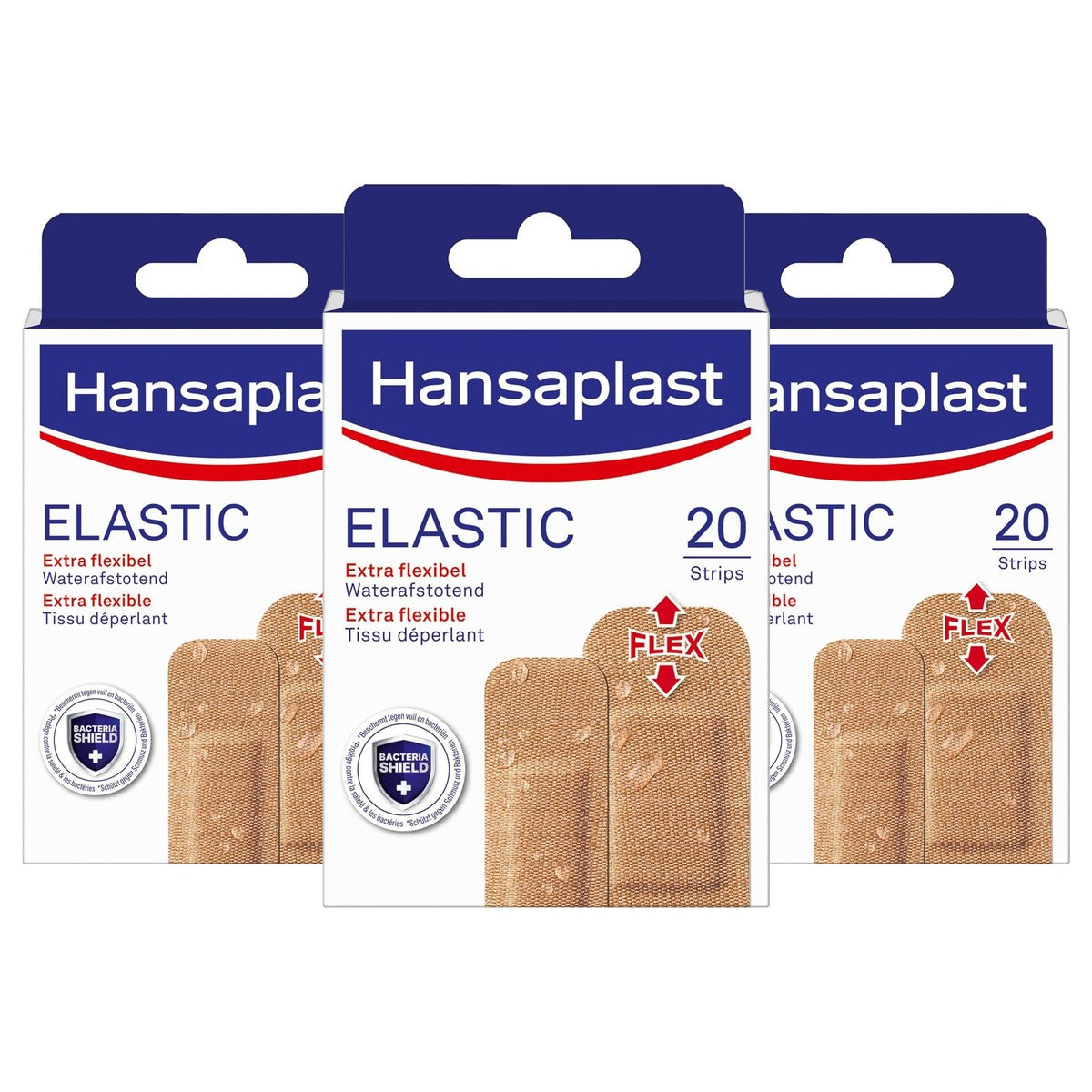 Hansaplast Elastische 20 strips - 3-pack