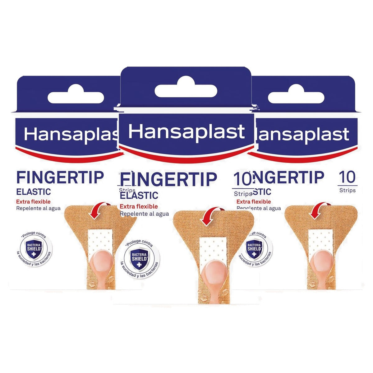 Hansaplast Elastische vingertoppen pleister. pleisters 3 x 10 st - Voordeelverpakking