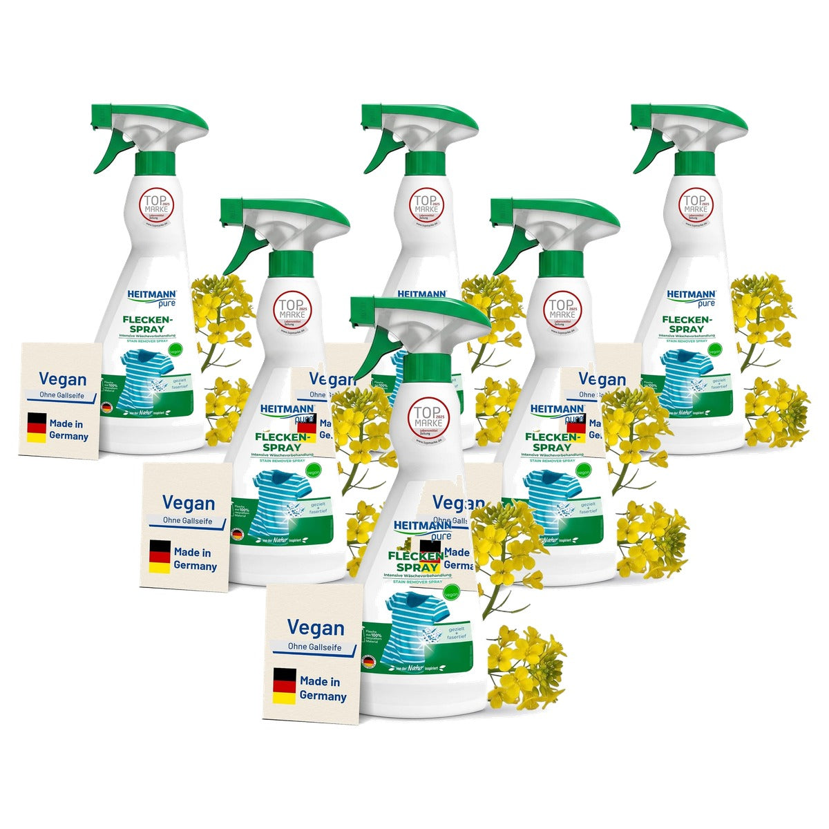 HEITMANN pure Vlekspray 6 x 250 ml - Voordeelverpakking