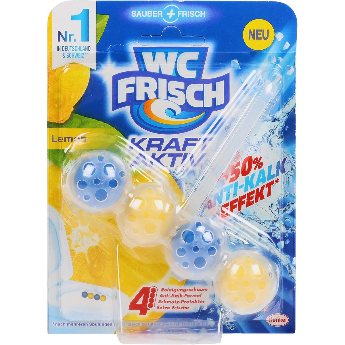 WC-Frisch Kraft Aktiv WC-reiniger en geurspoeler set van 3 – WC-Frisch