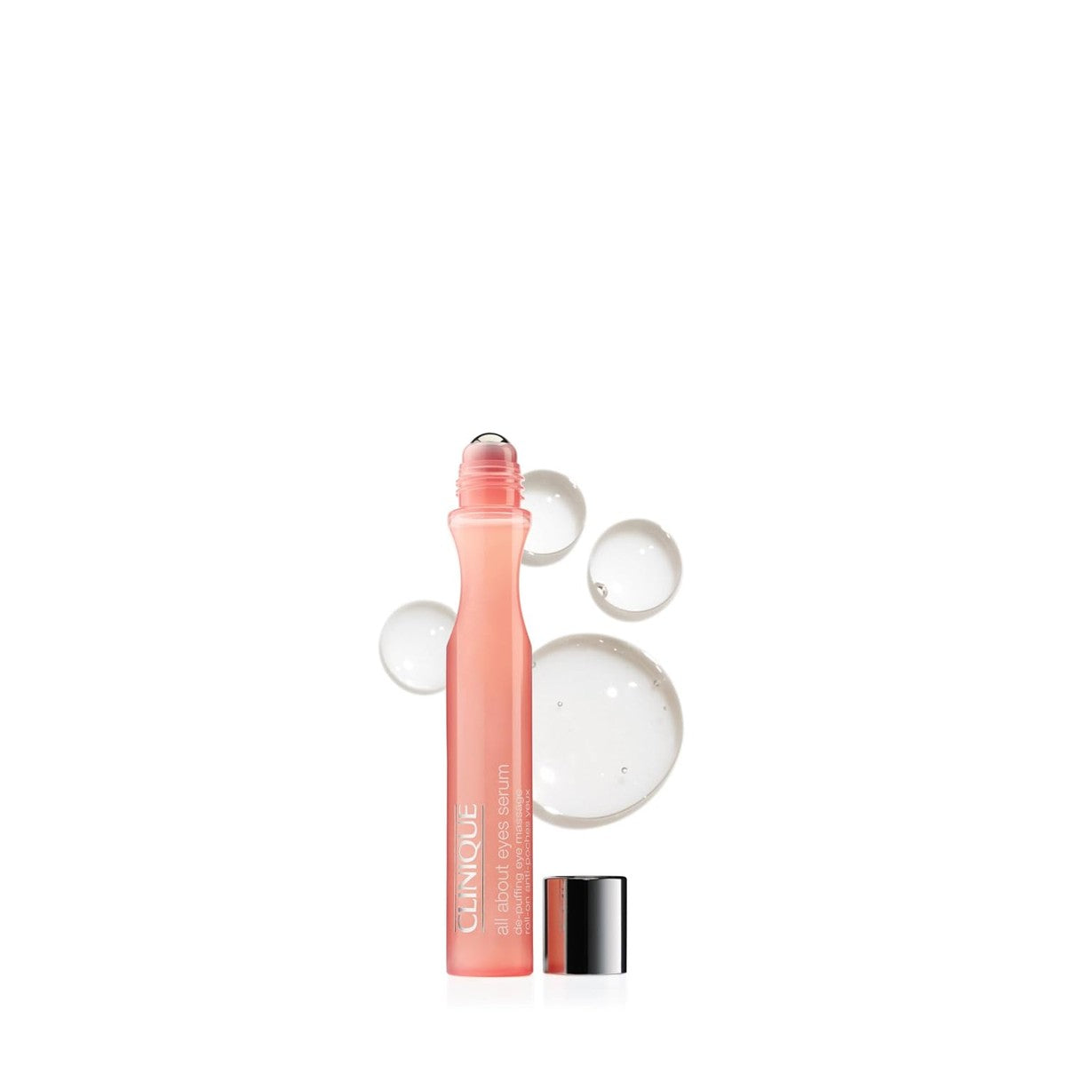 Clinique All About Eyes™ Serum De-Puffing Eye Massage | Oogverzorgingsserum-gel met verkoelende roller-applicator, 15 ml