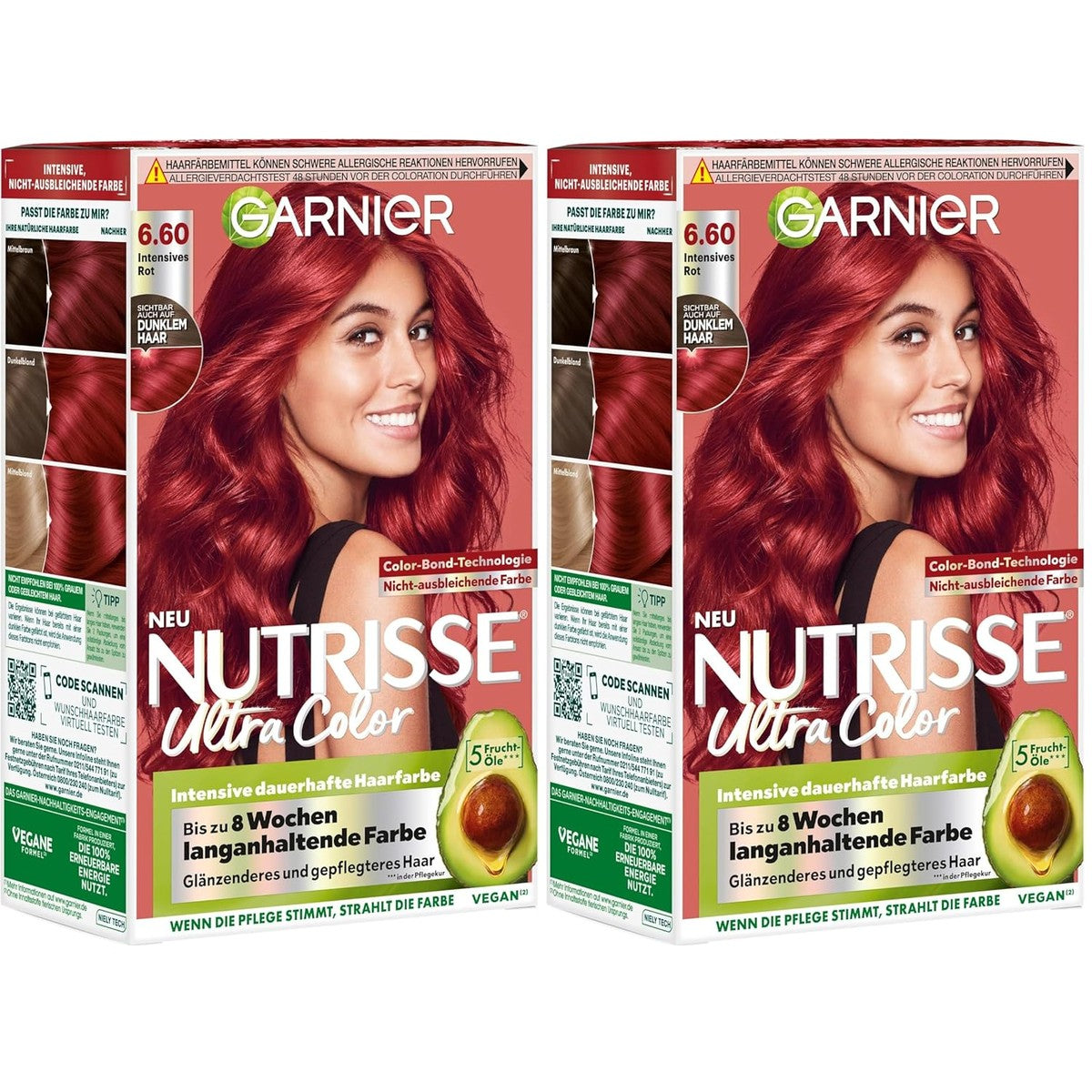 Garnier Nutrisse Intensief Red 6.60 1 stuk (verpakking van 2) – Garnier