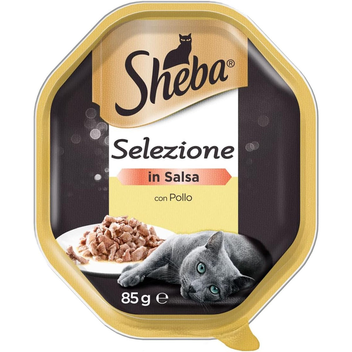 Sheba Selectie in Saus natvoer kattenvoer Kip 22 x 85 g