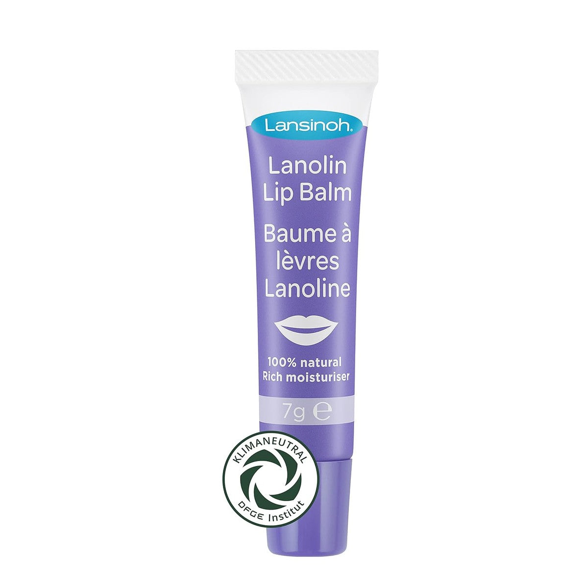 Lansinoh Lanoline Lippenbalsem - kalmeert en beschermt droge en gebarsten lippen - hydrateert actief 7 g – Lansinoh