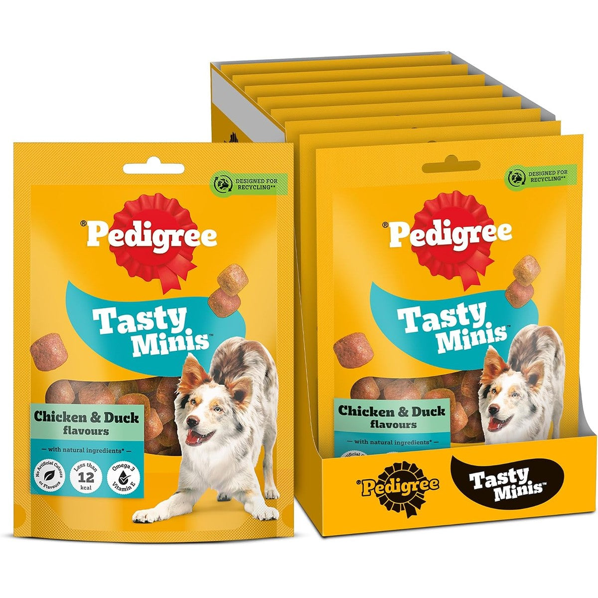 PEDIGREE Tasty Bites Kau-Würfel (8 x 130g) (Einheitsgröße) (kann variieren) – Pedigree