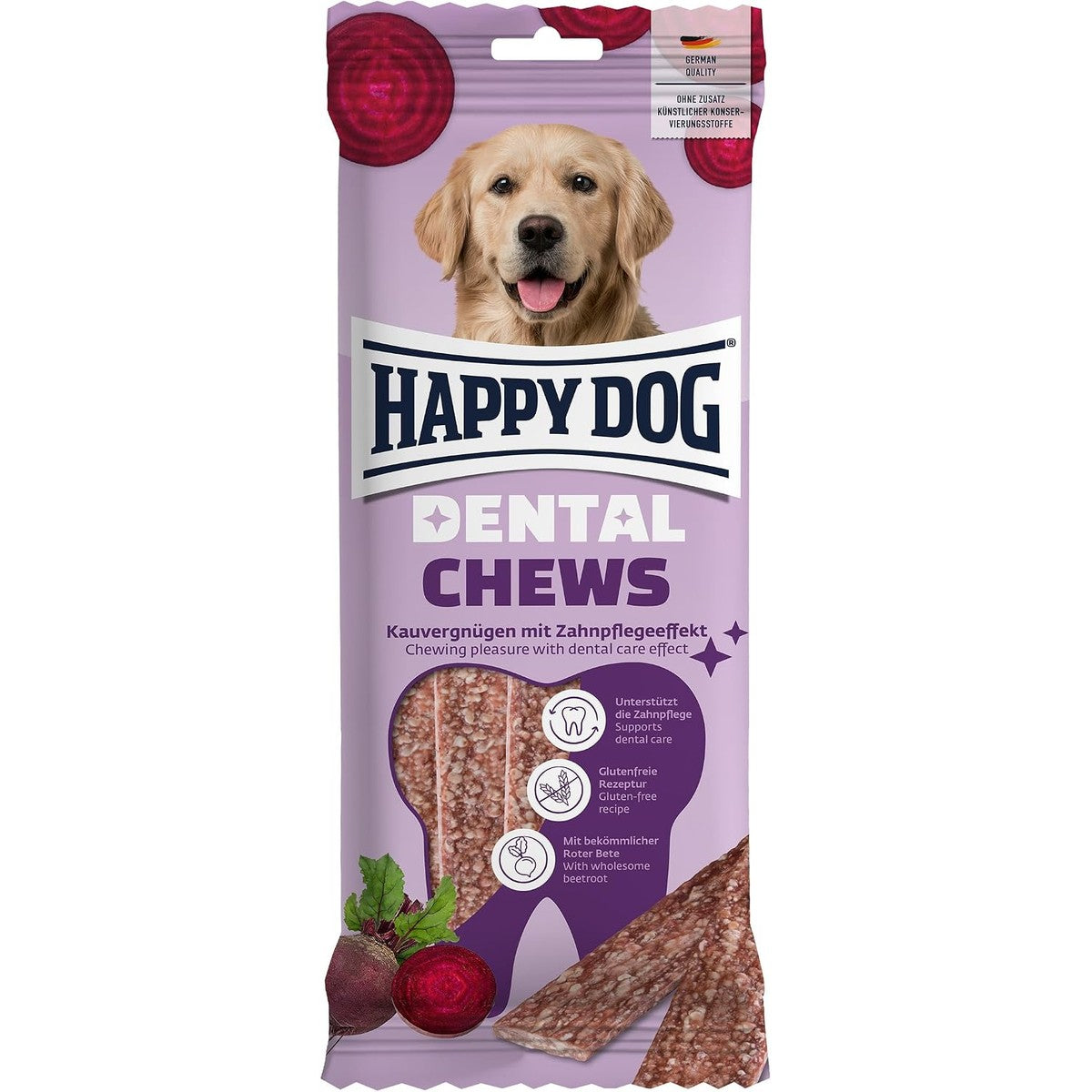 Happy Dog Dental Snacks Dental Chews (195 g): 5 Stück pro Packung – Happy Dog