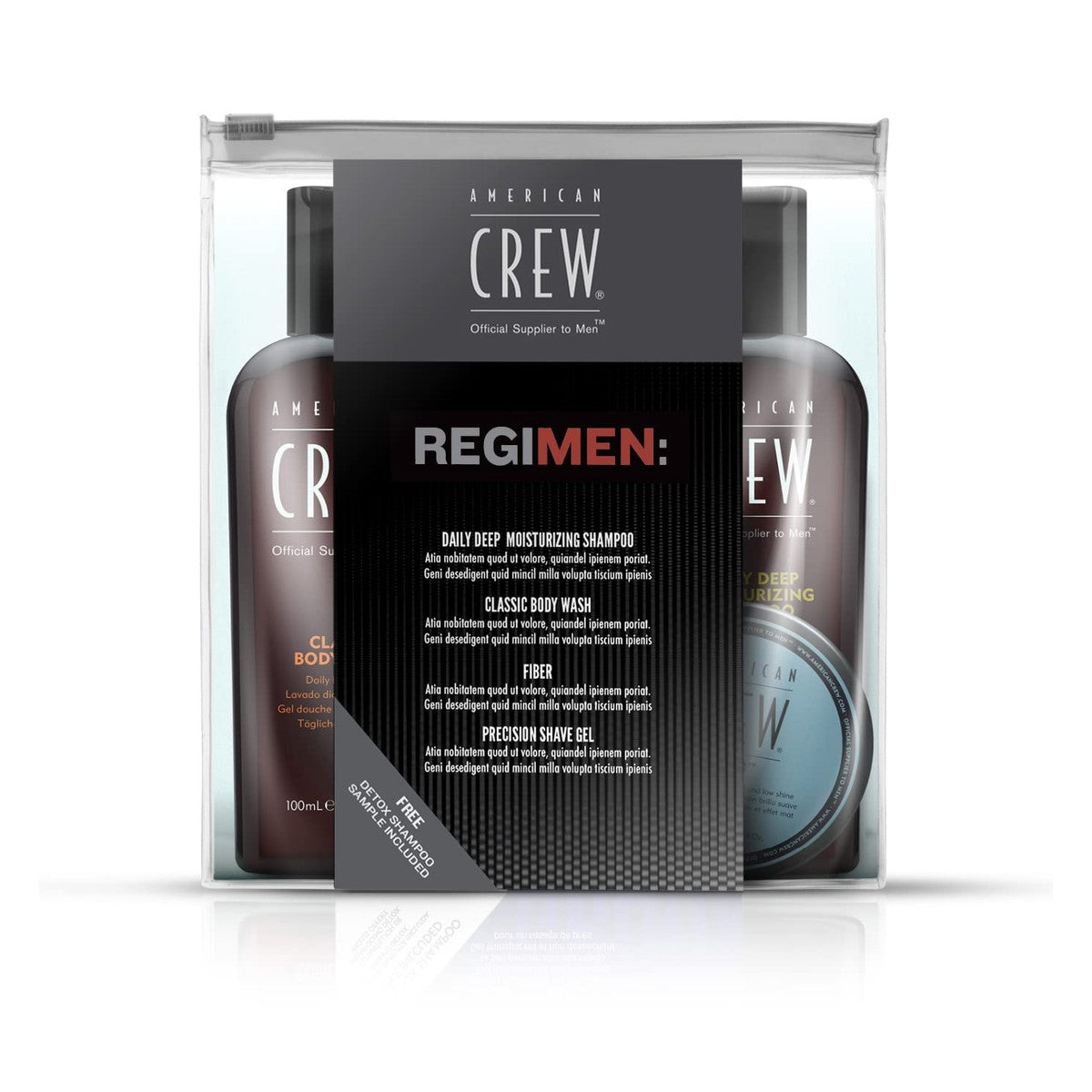 American Crew Travel Kit voor Baard, Haar en Lichaam