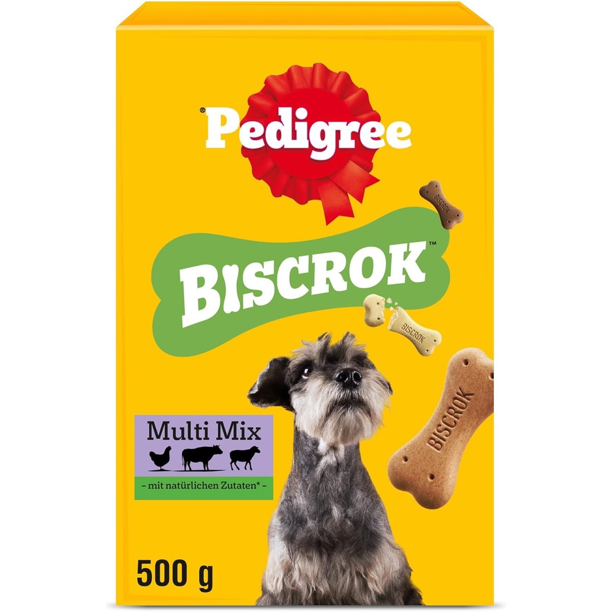 Pedigree Biscrok Multi Mix Hondensnacks, 6 x 500 g – Pedigree