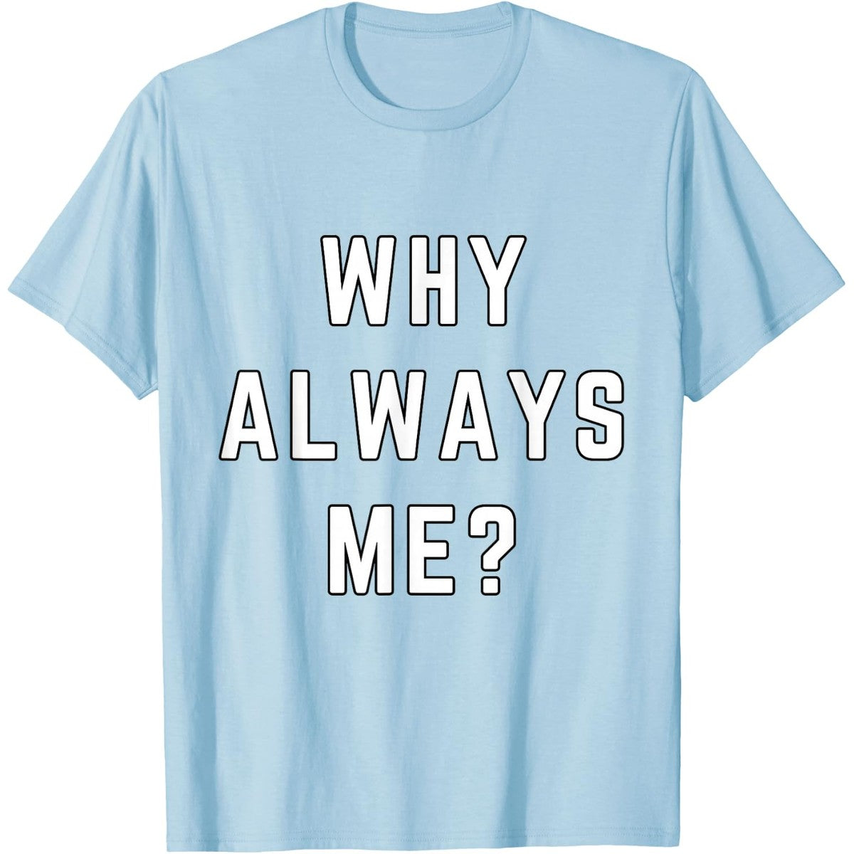 Why Always Me? Epic Football Celebration T-shirt blauw – Why Always Me ?