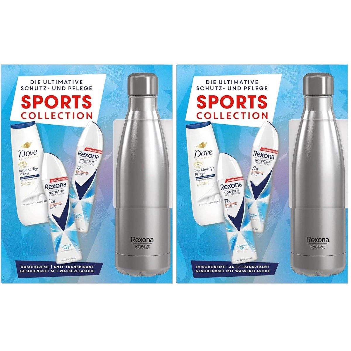 Rexona Sports Collection Cadeauset 2 x 150 ml + 225 ml + 750 ml – Rexona