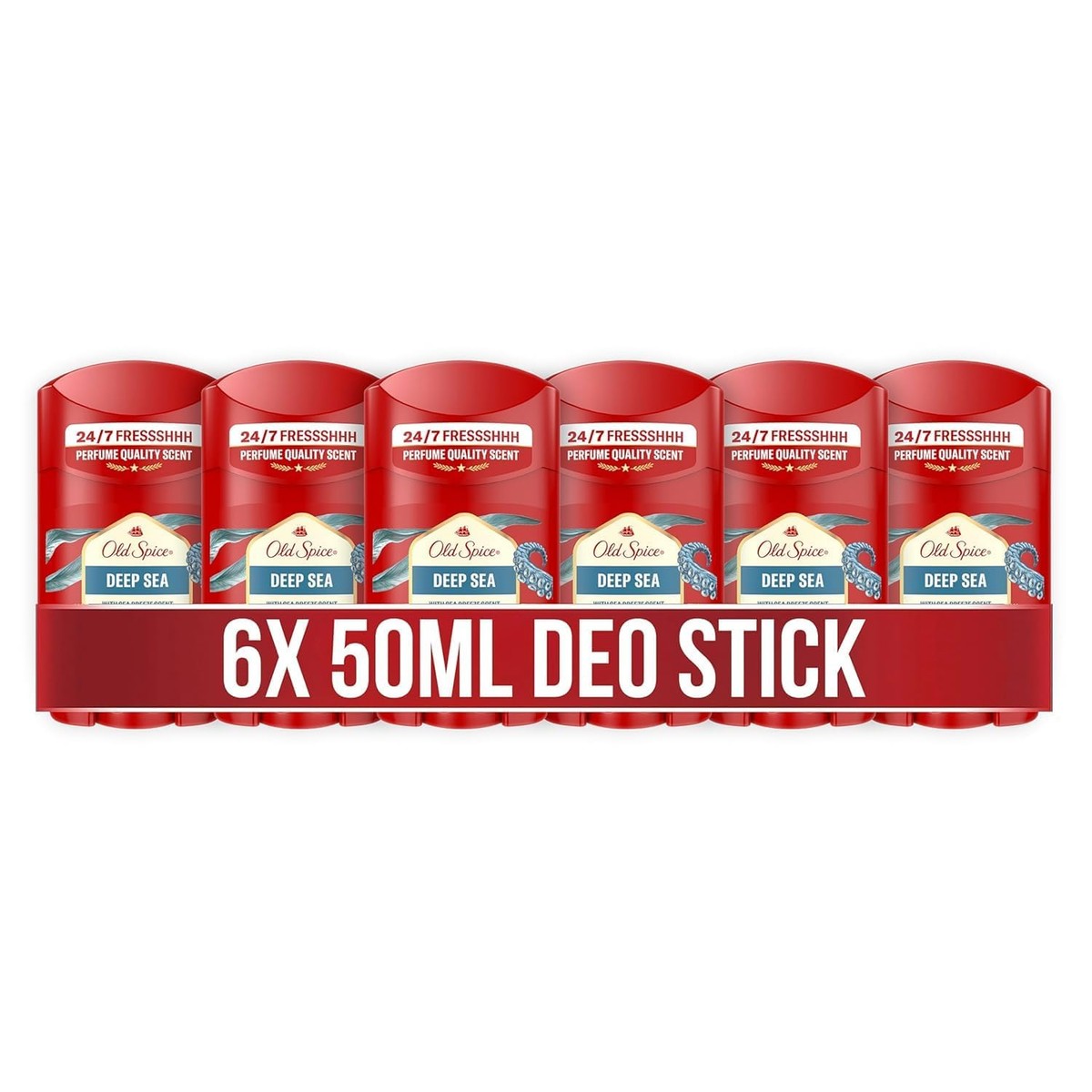 Old Spice Deep Sea Deostick voor mannen 6 x 50 ml – Old Spice