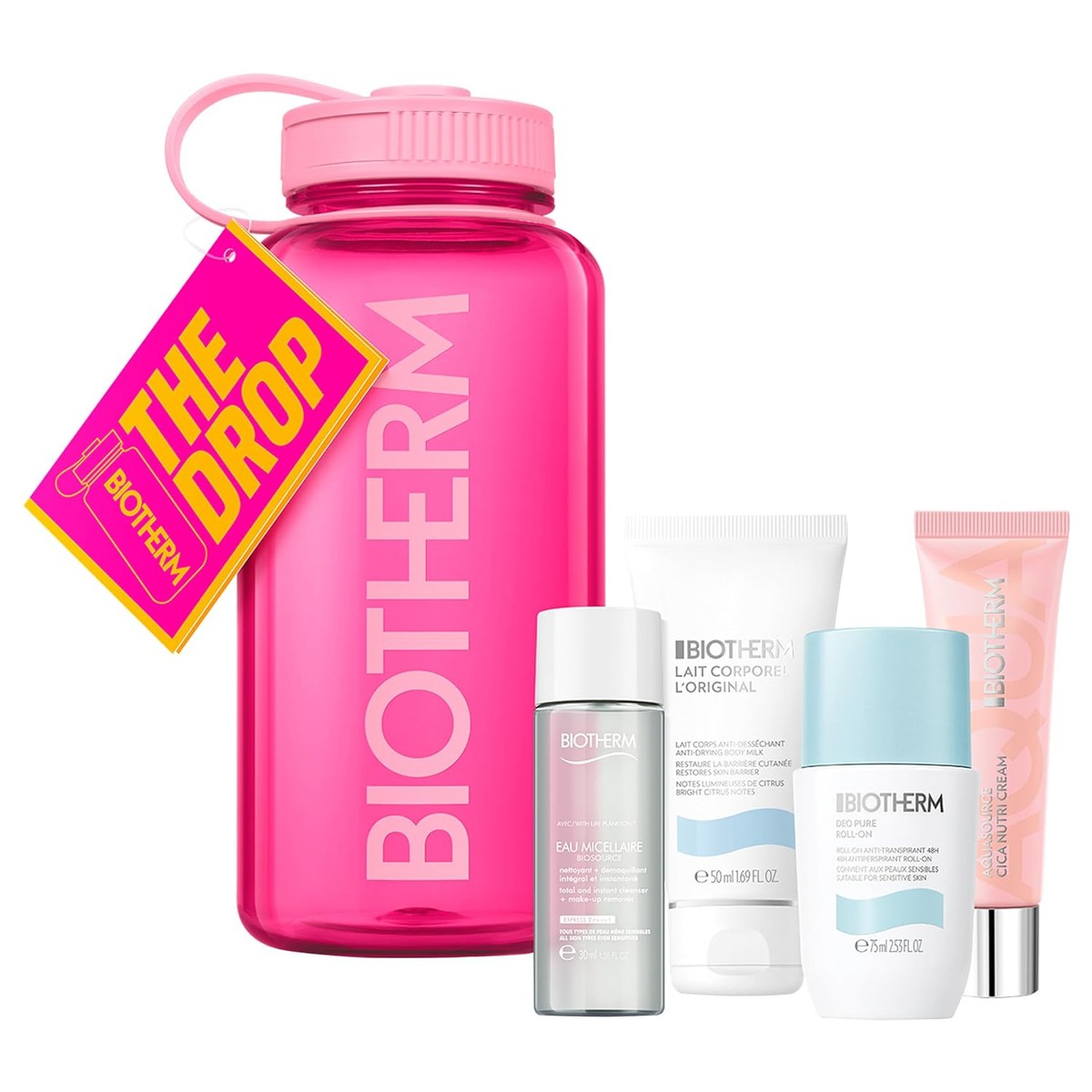 Biotherm Aqua Drop-Set Pink Hydraterende Reisset voor de Normale Huid Reisformaat