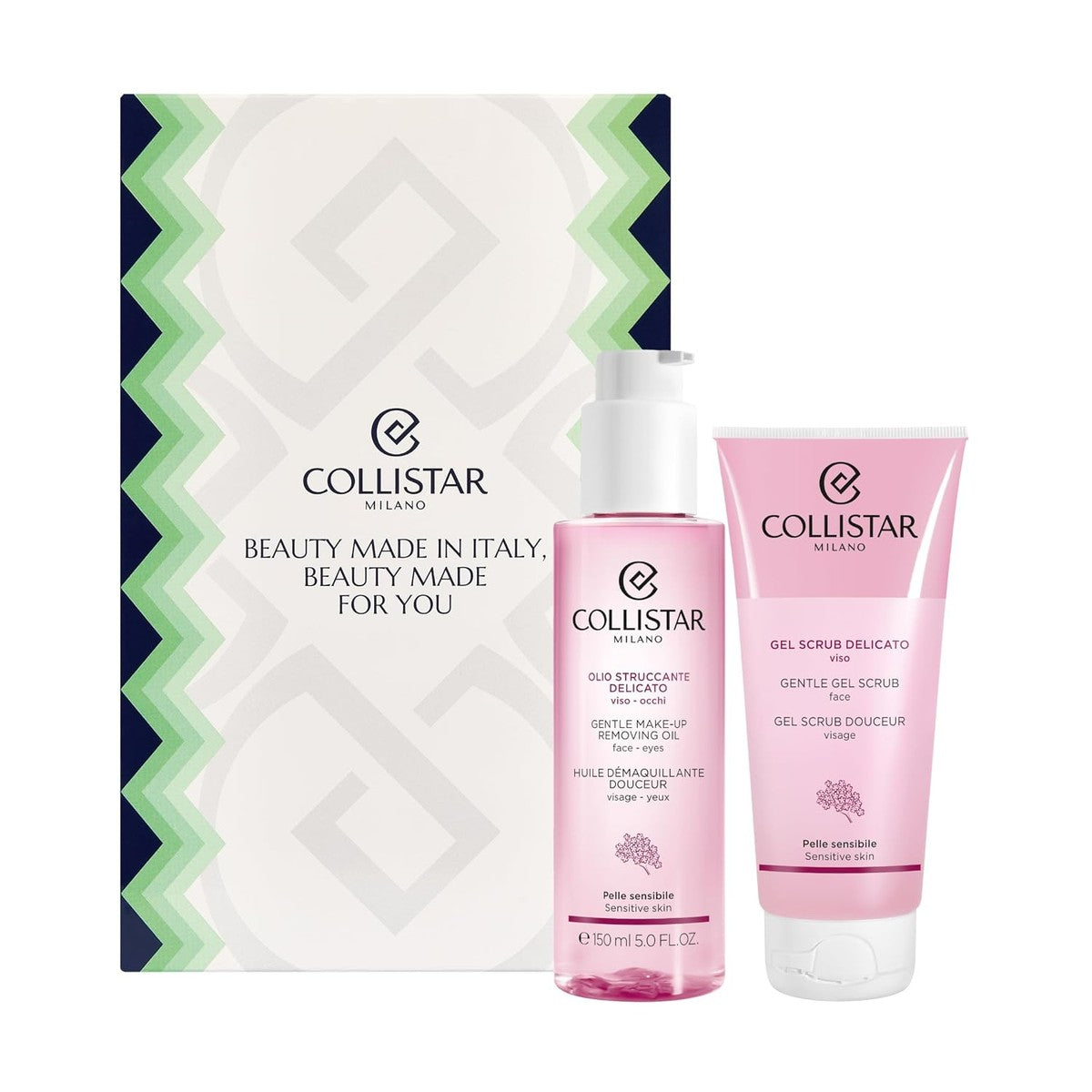 Collistar Cadeauset Zachte Reiniging Reinigingsolie 150 ml + Gezichtscrub 100 ml