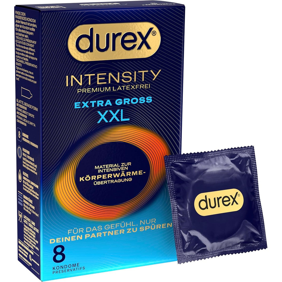 Durex Intensity XXL condooms extra groot ultradun 8 stuks – Durex