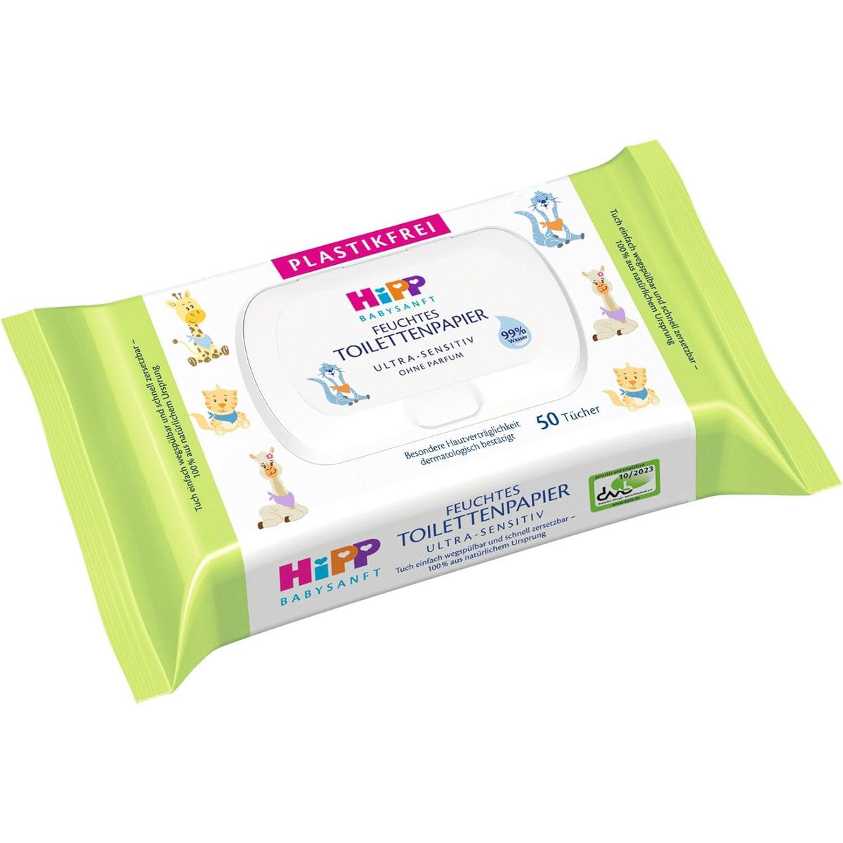 Hipp Babysanft Vochtig Toiletpapier 6 x 50 stuks – Hipp Babysanft