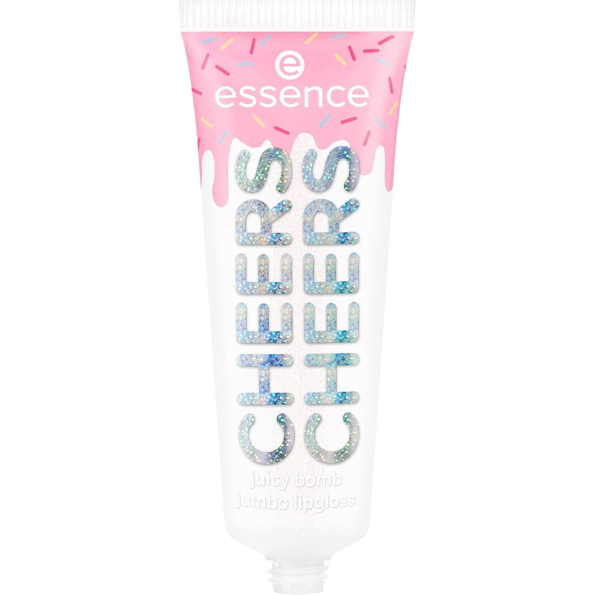 essence SAY IT WITH JUICY CHEERS juicy bomb jumbo lipgloss nr. 02, 30 ml | Onmiddellijk resultaat, lipgloss met een aroma en een dauwy finish – Essence Cosmetics