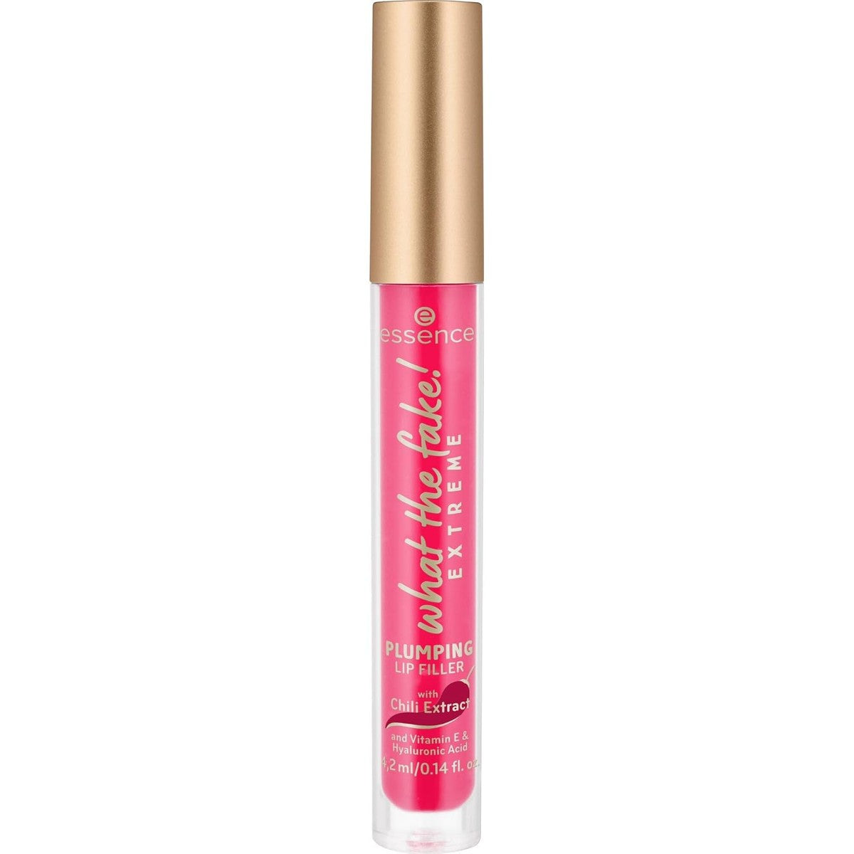 essence cosmetics What the fake! Extreme Plumping Lip Filler with Chili Extract Inhoud: 4,2 ml Lipgloss met glanzende getinte afwerking – Essence Cosmetics