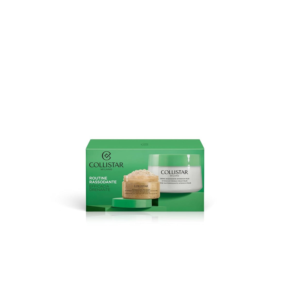 Collistar Set voor Lichaam Intensief Straffende Crème 400 ml + Thalasso Scrub Anti-Water 150 g
