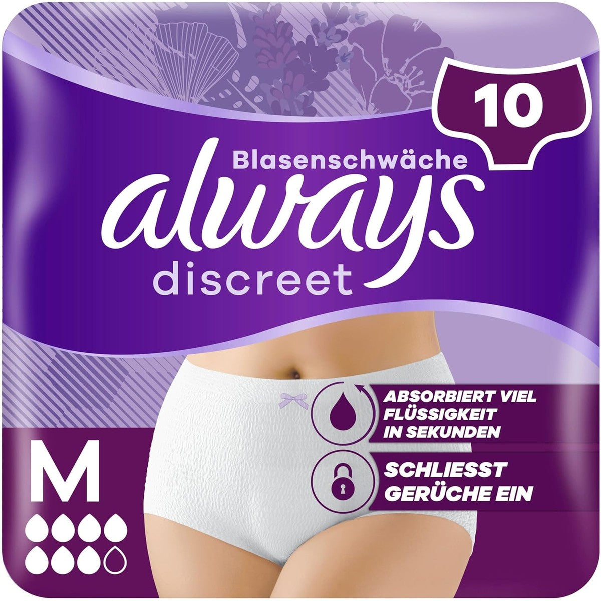 Always Discreet incontinentieslip Plus vrouwen M 10 slipjes – Always