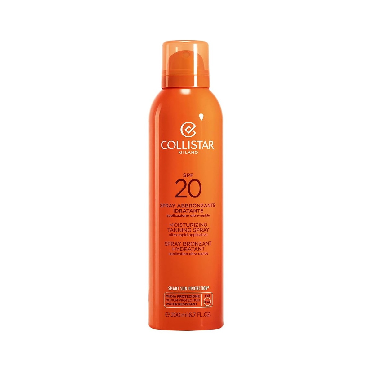 Collistar Bruiningsspray SPF 20 Water- en Zweetbestendig 200 ml