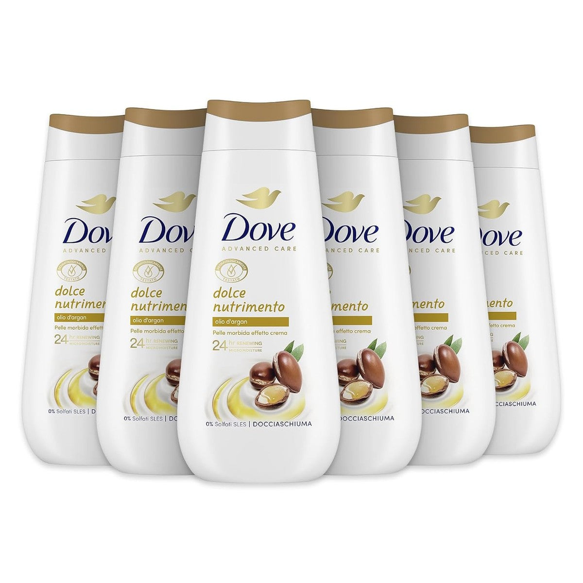 Dove Zoete Voedingsstoffen douchegel 6 x 225 ml – Dove