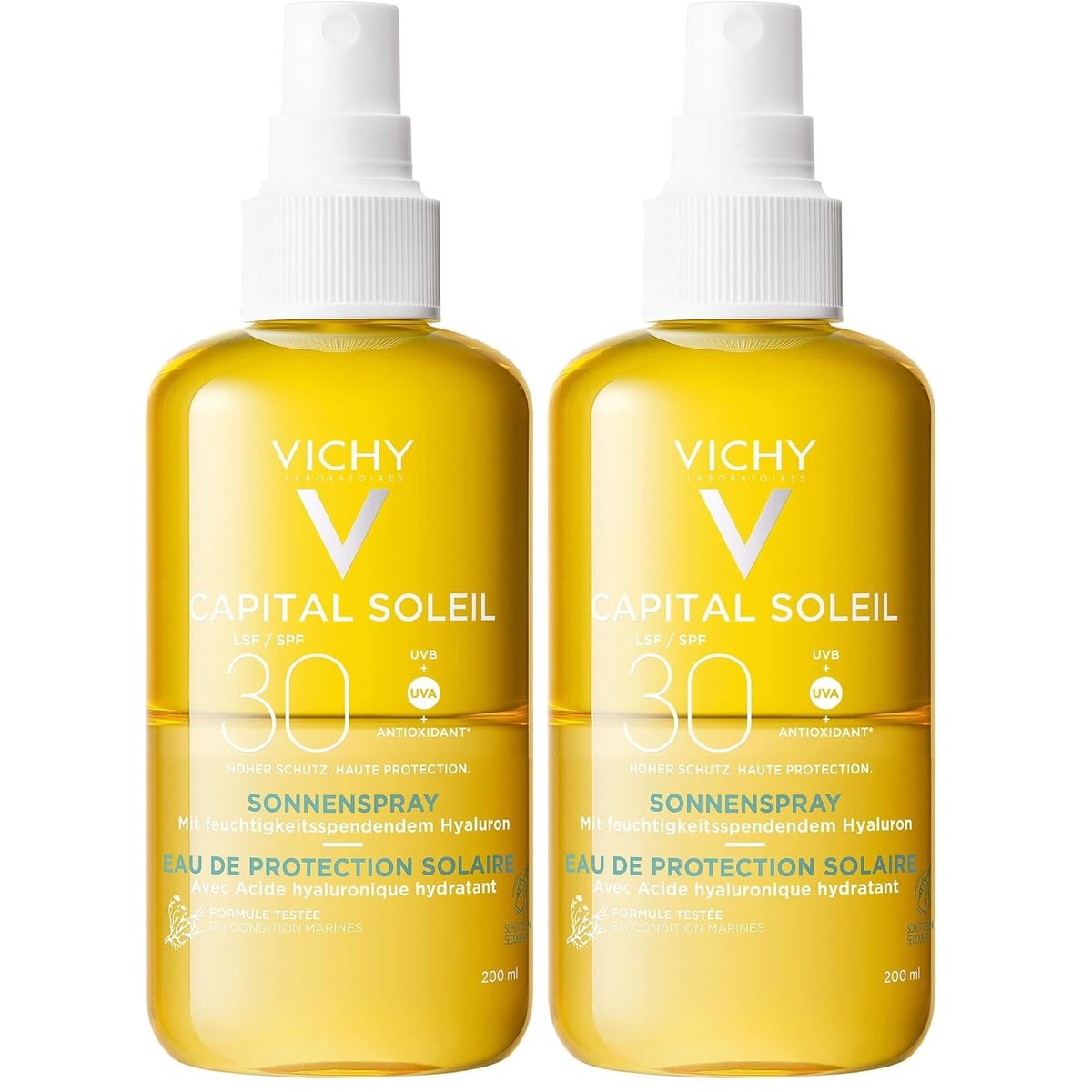 Vichy Capital Soleil Zonnespray met Hyaluron SPF 30 2 x 200 ml