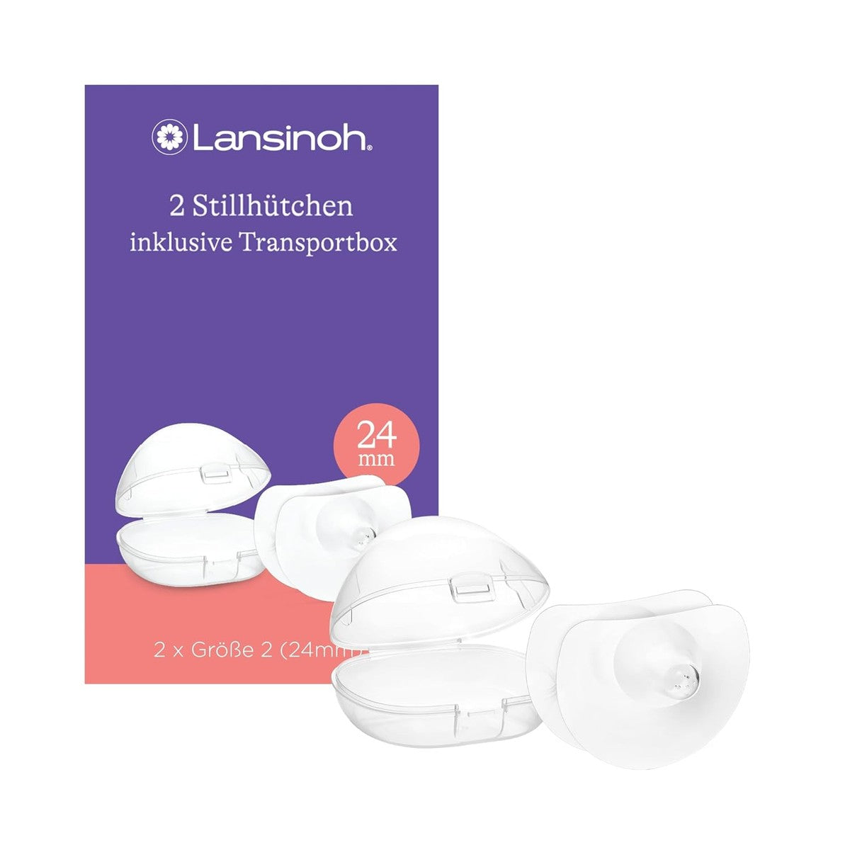 Lansinoh Tepelhoedjes 24 mm 2 stuks