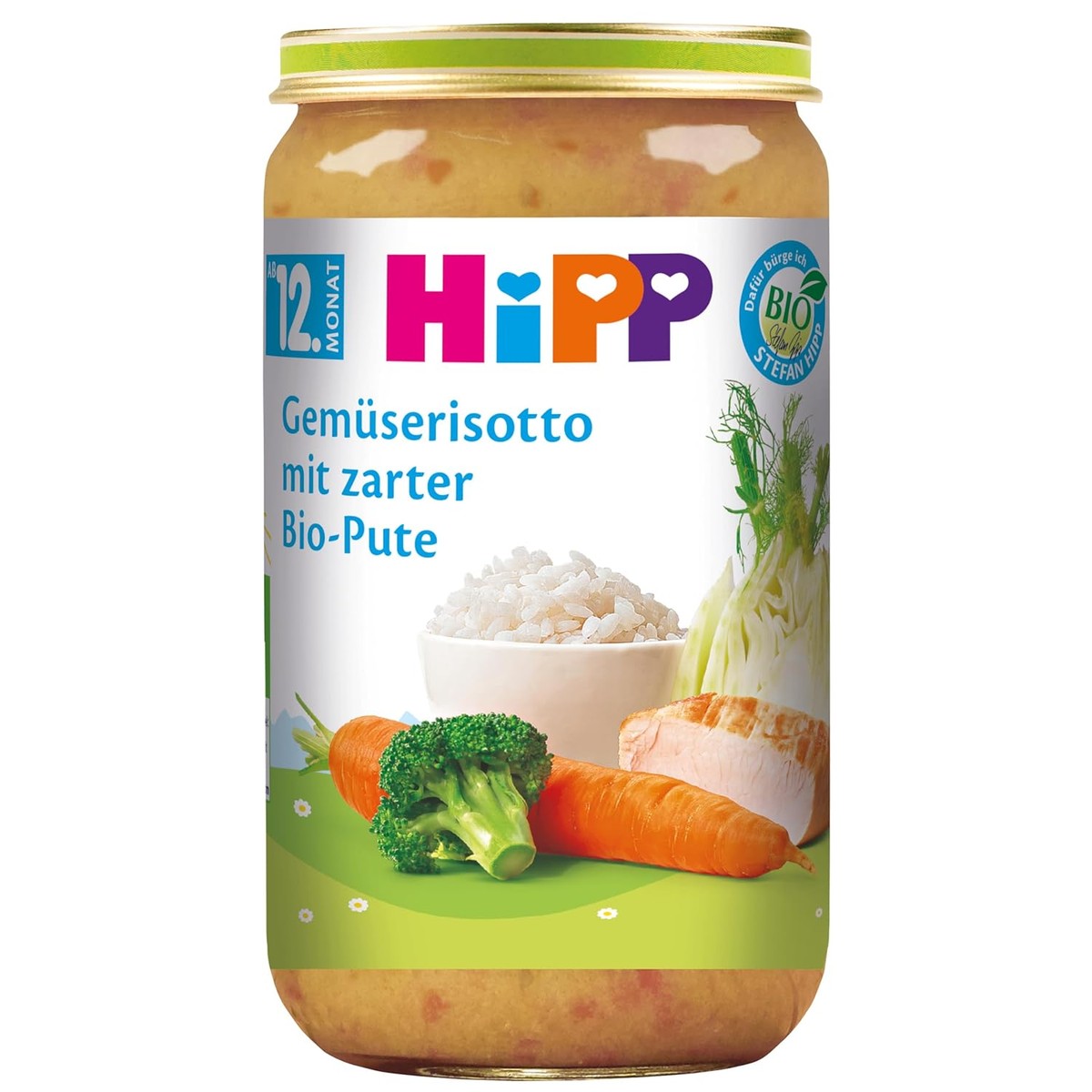HiPP Groente isotto met delicate biologische kalkoen 6 x 250 g – HiPP