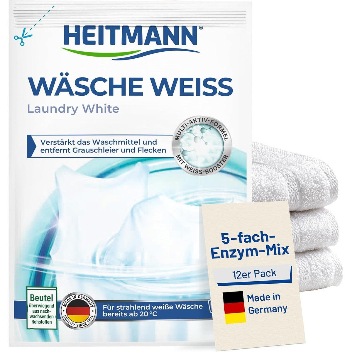 HEITMANN Wasgoed wit 50 g – HEITMANN