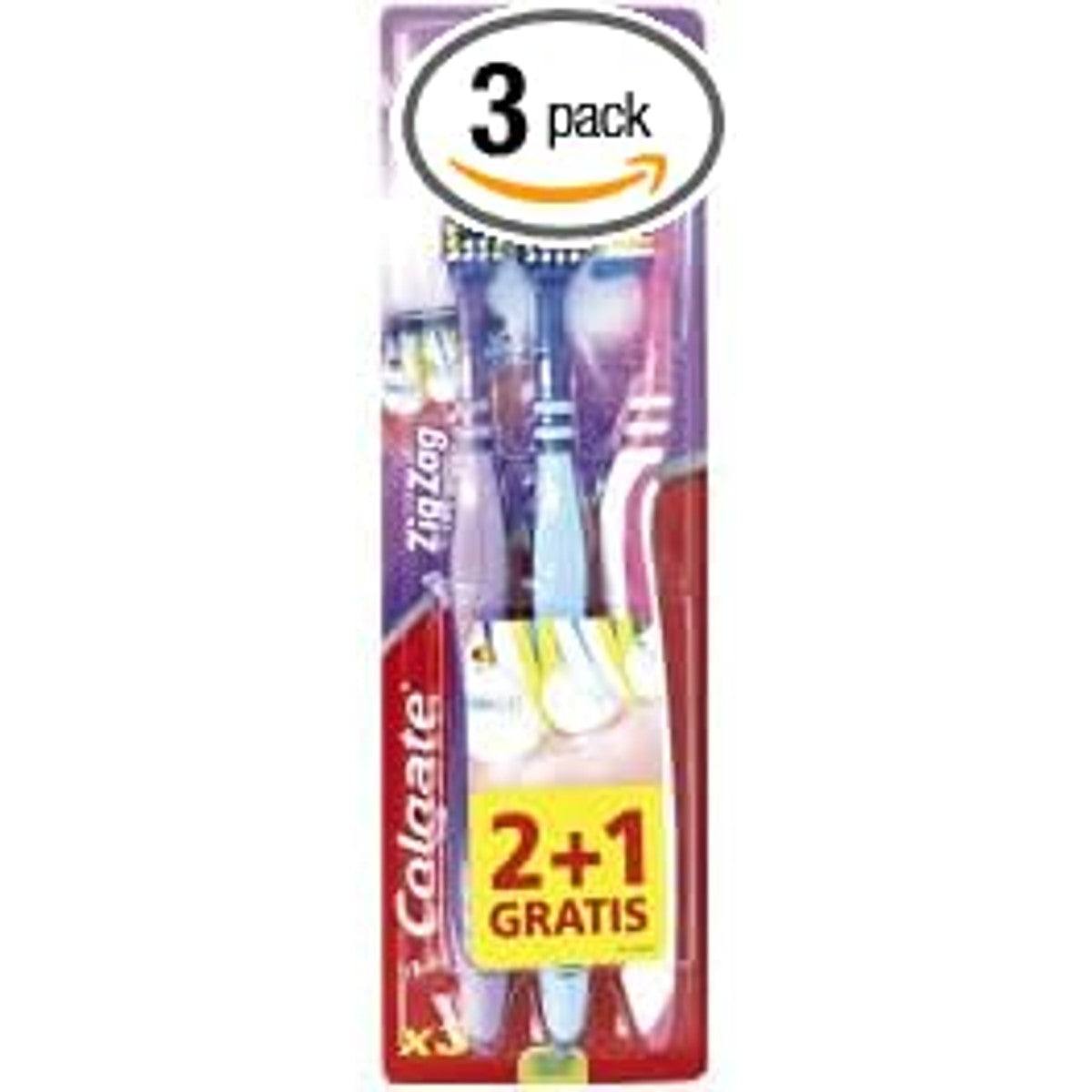 Colgate ZigZag Tandenborstel 3-pack (3 x 1 stuk) – Colgate