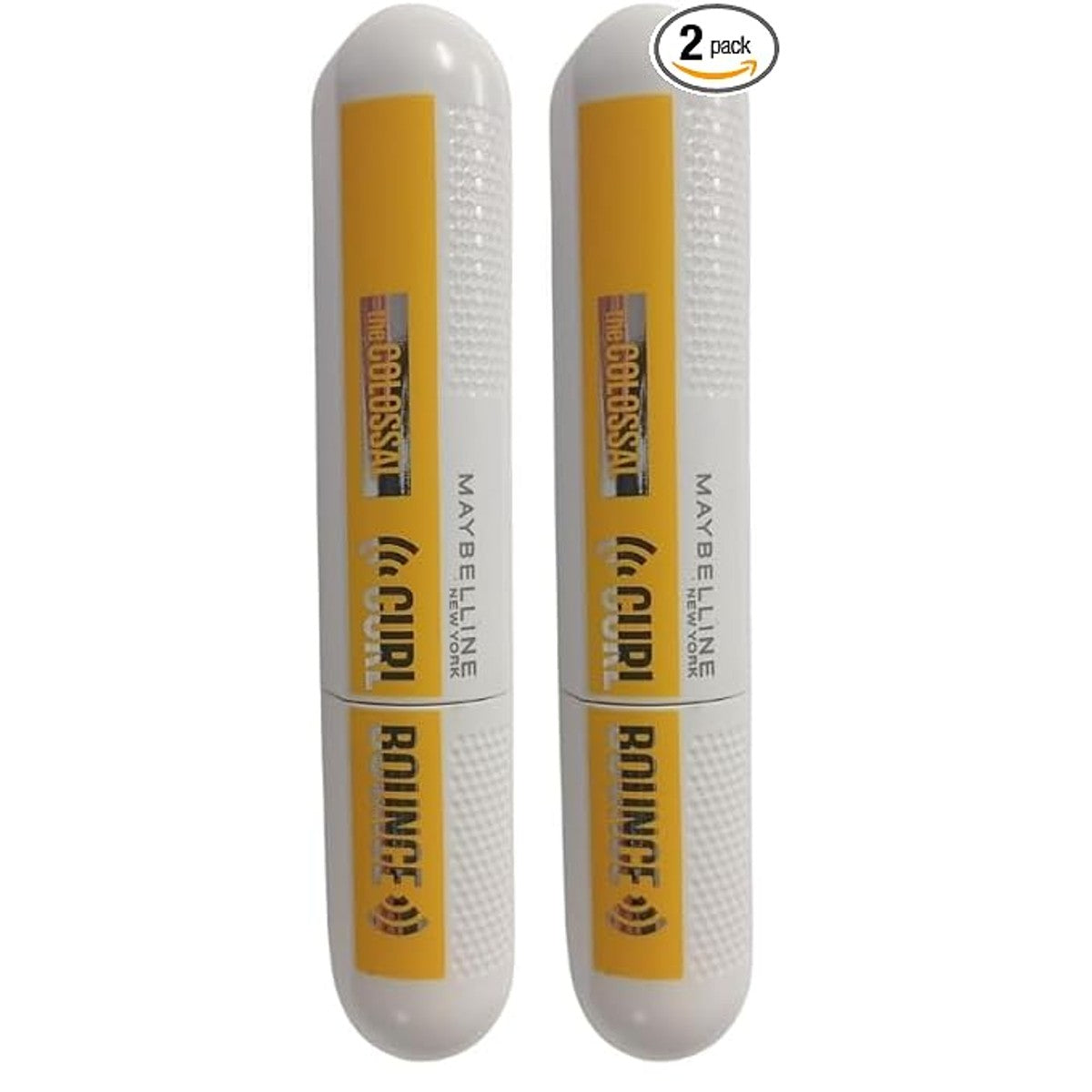 Maybelline New York Zwarte mascara voor 24 uur swing en volume, met Memory Curl-formule voor onvergetelijke oogmake-up, Colossal Curl Bounce Mascara, zeer zwart, 1 x 10 ml (verpakking van 2) – MAYBELLINE