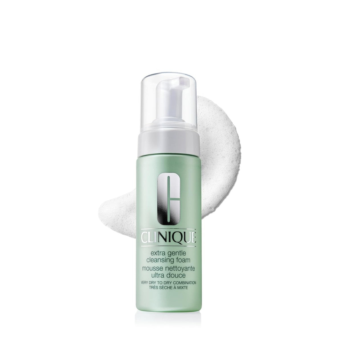 Clinique Extra Gentle Cleansing Foam | reinigingsschuim | reinigt bijzonder zacht | voor droge en gevoelige huid | 125 ml