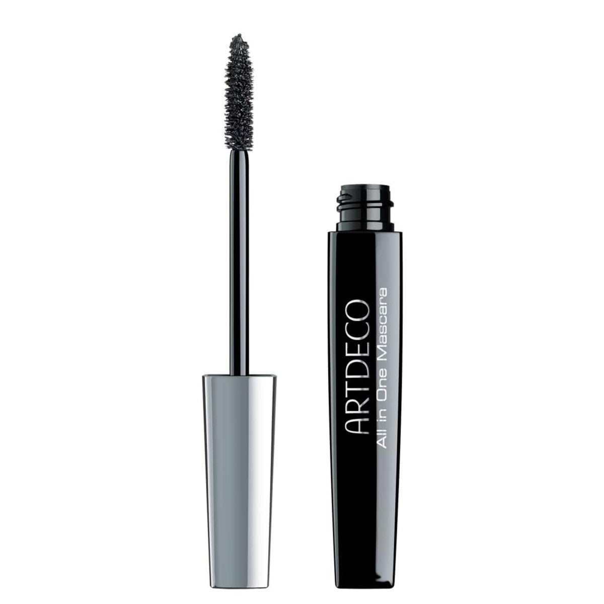 ARTDECO All In One Mascara, langhoudende mascara, voor volume, lengte en dynamiek van de wimpers, 1 x 10 ml | Long-lasting-Wimperntusche, Für Volumen, Länge und Schwung der Wimpern, 1 x 10 ml – Artdeco