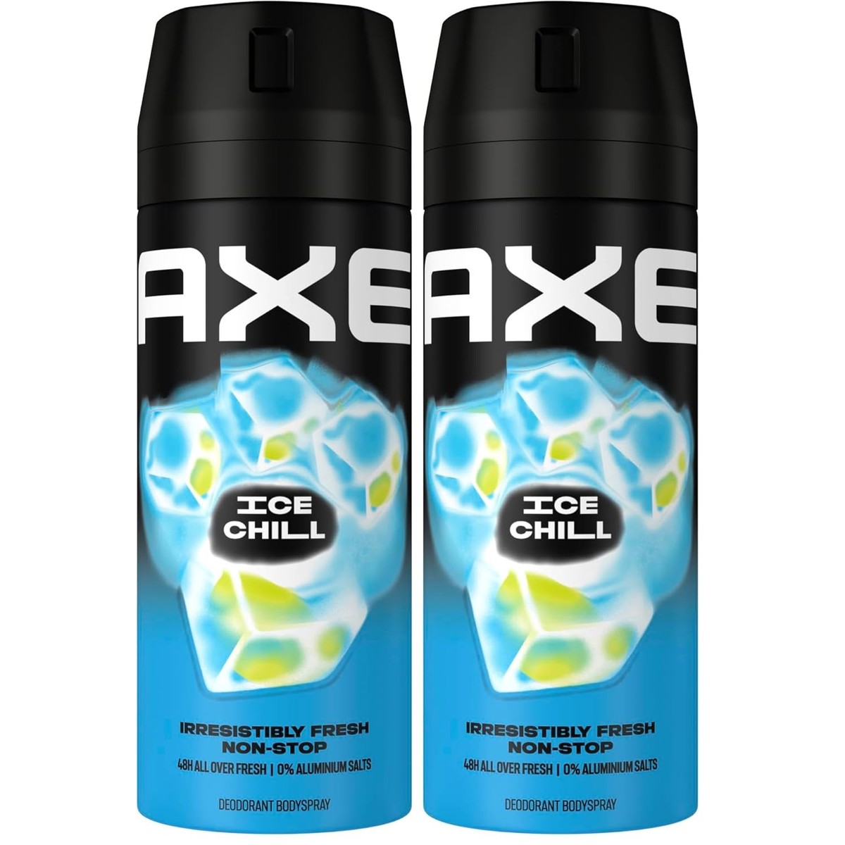 Axe Bodyspray Ice Chill Deodorant zonder aluminium 150 ml (2 stuks) – Axe