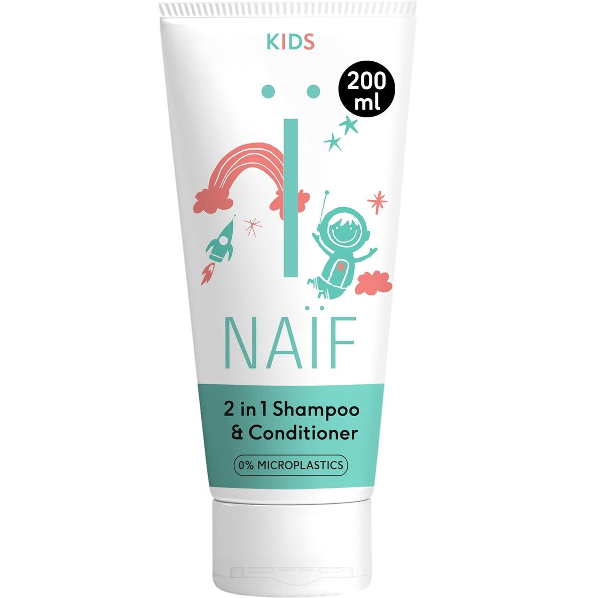 Naïf 2-in-1 kindershampoo & spoeling 200 ml – Naïf