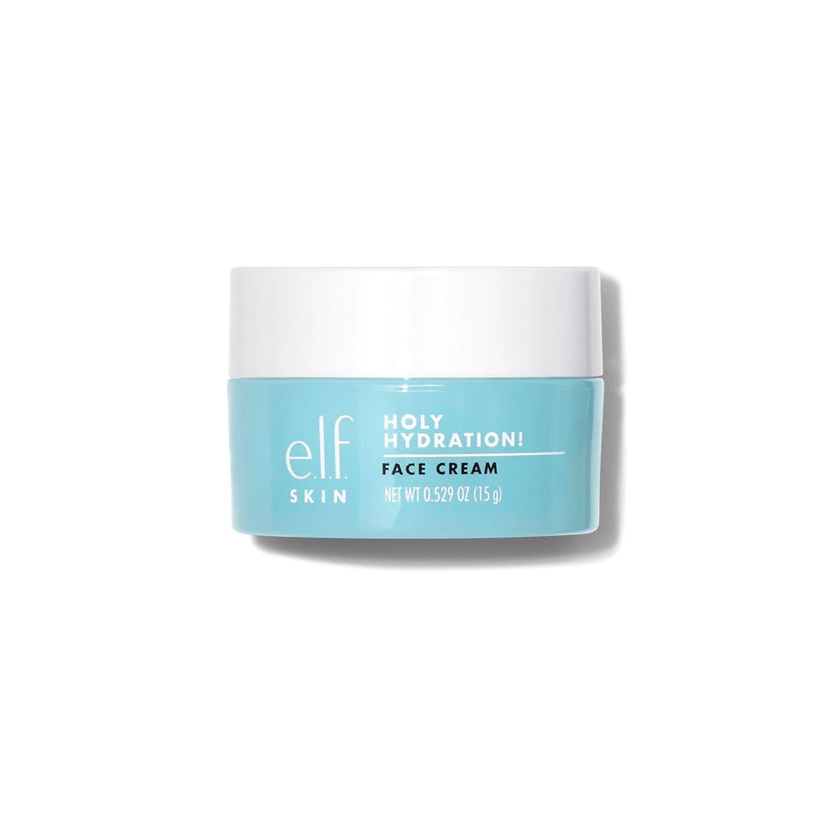 e.l.f. SKIN Mini Holy Hydration! Gezichtscrème, lichte, hydraterende gezichtscrème voor een soepele huid, met hyaluronzuur en niacinamide, veganistisch en dierproefvrij, 15 g – e.l.f.